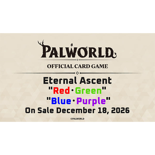 Preorder - Palworld Box Red/Green and Blue/Purple Box!!  Boxes have Parallels!